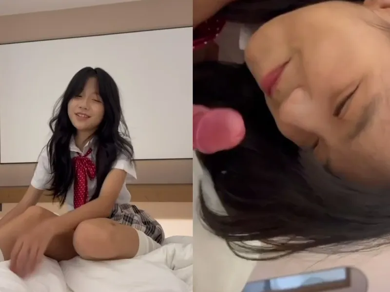 Em loli dễ thương liếm cục thịt biến em thành con em đĩ dam dang p1